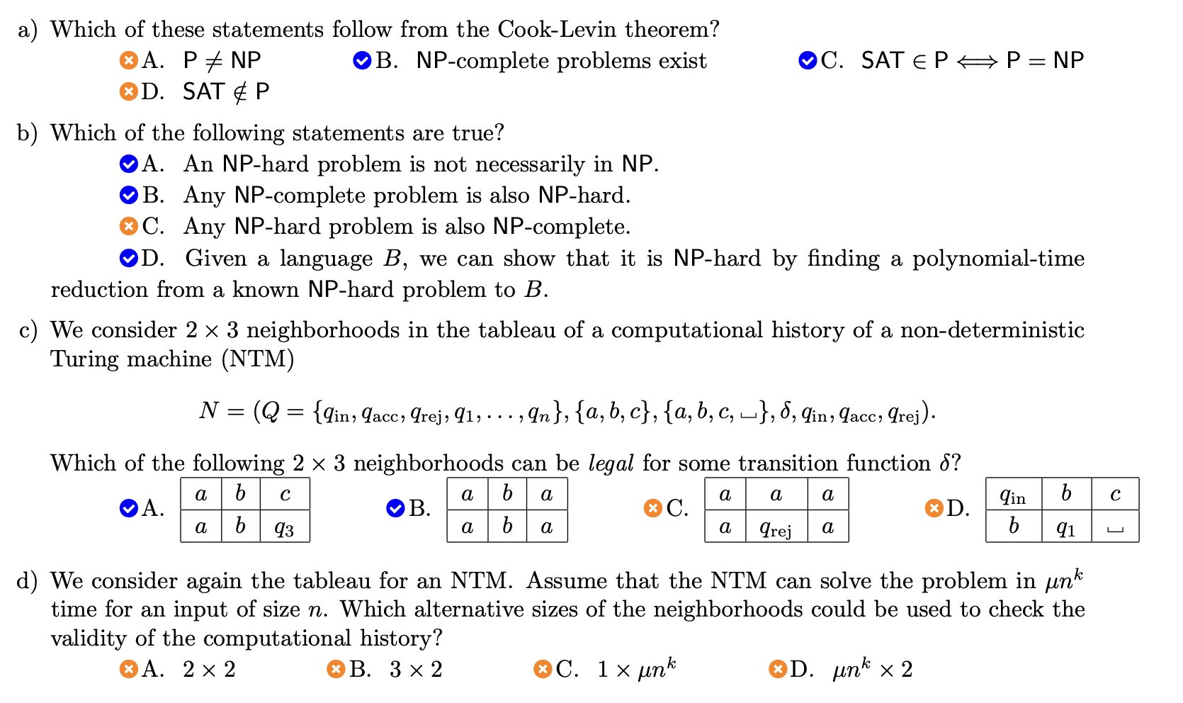 <p>a) B,C</p><p>b) A,B,D</p><p>c) A,B</p><p>d) None</p>