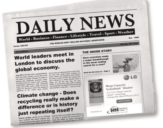 <p>What has happened to the circulation of newspapers and magazines?</p>