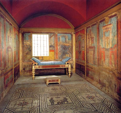 <p><strong><mark data-color="rgba(0, 0, 0, 0)" style="background-color: rgba(0, 0, 0, 0); color: inherit;">a small private room in an ancient Roman house, often located off the atrium or peristyle, typically used as a bedroom, resting place, or intimate reception area</mark></strong><span>.</span></p>