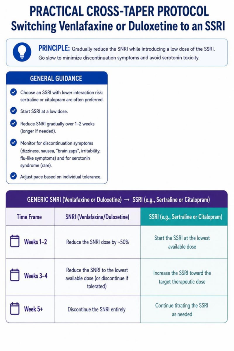 <p>Switch to sertraline, bupropion, or venlafaxine; or augment citalopram with bupropion, buspirone, or CBT.</p>