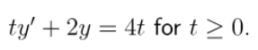<p>Is this DE separable or linear? Depending on which, what should be done?</p>