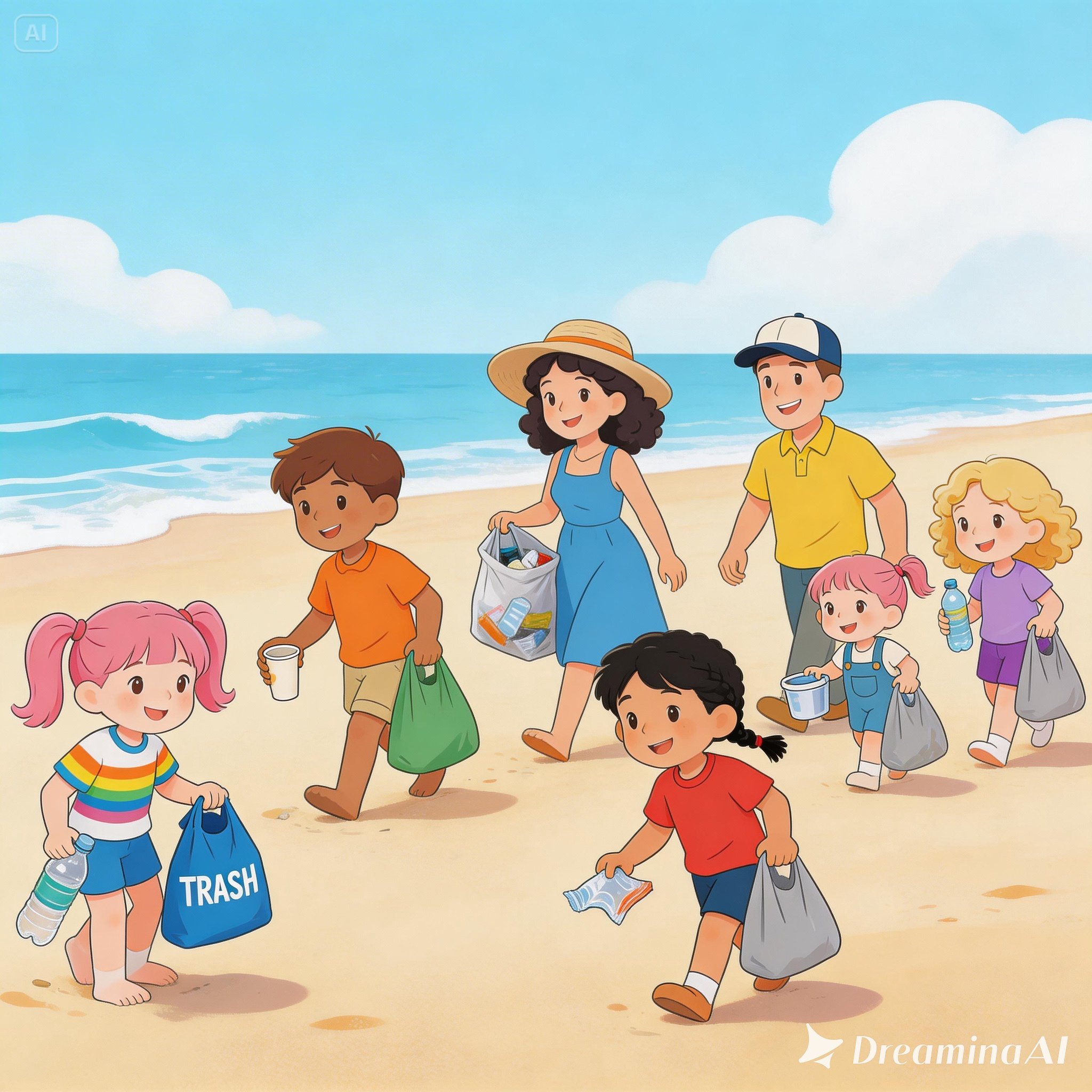 <p><span>Clean the beach</span></p>