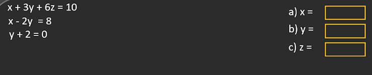 <p><span><span>2. ¿Cuáles son los valores de X, Y y Z que satisfacen el siguiente sistema de ecuaciones?</span></span></p>