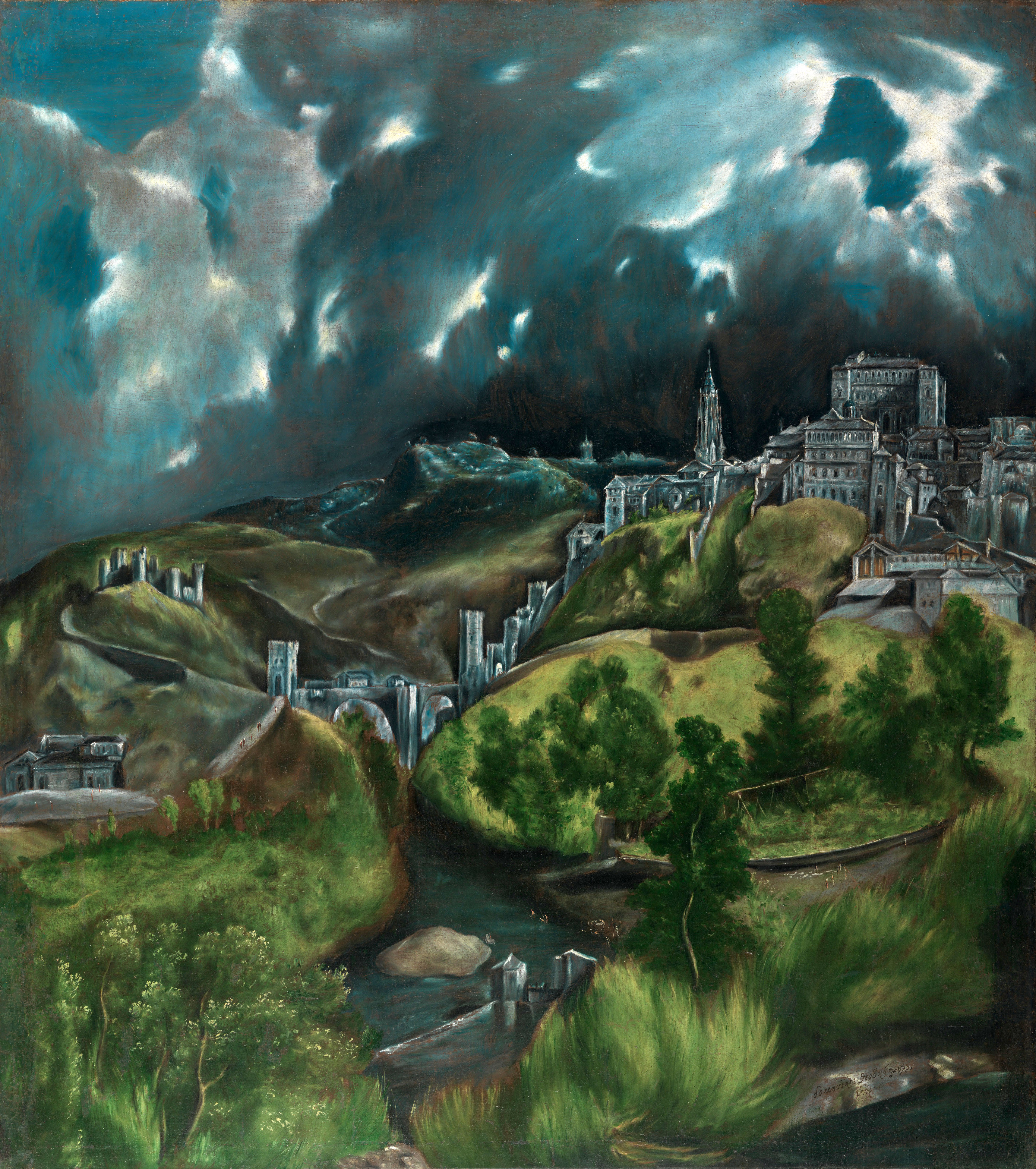 <p></p><p>The View of Toledo by Domenikos Theotokopoulos (El Greco)</p>