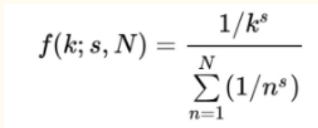 <p>Frequency analysis studies how often words occur in a corpus. It helps reveal patterns in the data, such as which words are very common and may be uninformative for a task.</p><p></p><p>Zipf's Law is <strong><mark data-color="rgba(0, 0, 0, 0)" style="background-color: rgba(0, 0, 0, 0); color: inherit;">an empirical law stating that in a large corpus of natural language, the frequency of any word is inversely proportional to its rank in a frequency table. </mark>The Power Law Distribution:</strong> If you rank words by frequency, the<strong> r </strong>-th most frequent word has a frequency proportional to <strong>1/r^α</strong> (where <strong>α</strong> is close to 1)</p><p>Normalised frequency of the element of the rank is in the picture: (where s is the exponent of language.) English is s=1</p><p></p><p>Zipf’s law explains why we see so many very frequent words, many of which become <strong>stopwords</strong> in tasks like IR or classification. It also explains the long tail of rare terms and why feature selection matters so much.</p>