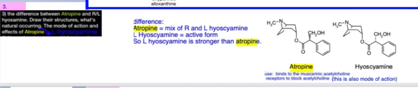 <p>(If they ask for Hyoscyamine, you can draw any type of Hyoscyamine, and I will choose the one in this picture)</p>