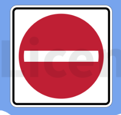 <ul><li><p>you must slow down before entering road</p></li><li><p>road ahead is closed due to construction</p></li><li><p>do not enter this road</p></li><li><p>you cannnot exit the road at this location</p></li></ul><p></p>
