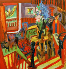 <p><strong>Ernst Ludwig Kirchener, Atelierecke 1919-20</strong></p>