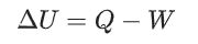 <p>First Law of Thermodynamics </p>