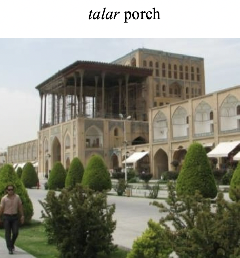 <p>hypostyle porch, porch with trabiated arches</p>