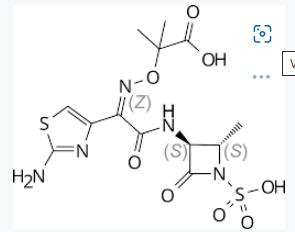 <p>Monobactam containing a standalone, non-fused beta-lactam ring.</p>