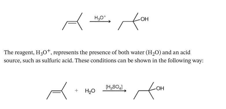 <p>what would you identify this reaction as? key factors: acid and water</p>