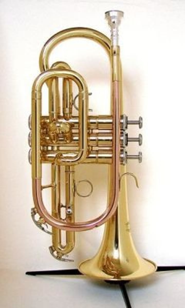 <p>un cornet à pistons</p>