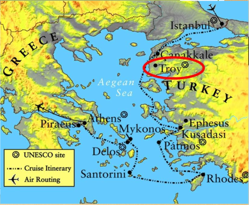<p><span style="background-color: transparent;">Sparta kuninga Menelaose naise Helena röövimine Trooja kuningapoja Parise poolt. Kreeka valitsejad liitsid oma jõu, et röövitud printsess ja au tagasi tuua</span></p>