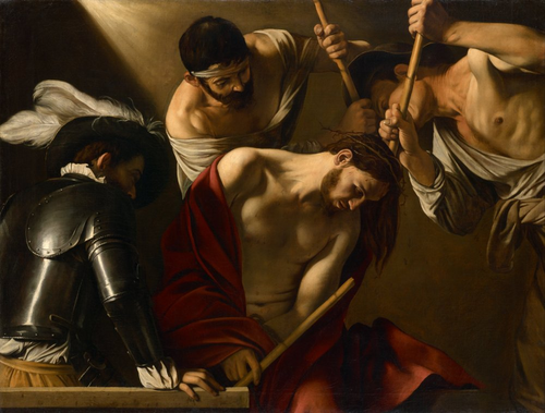 <p>Caravaggio, <em>Christ Crowned with Thorns</em></p>