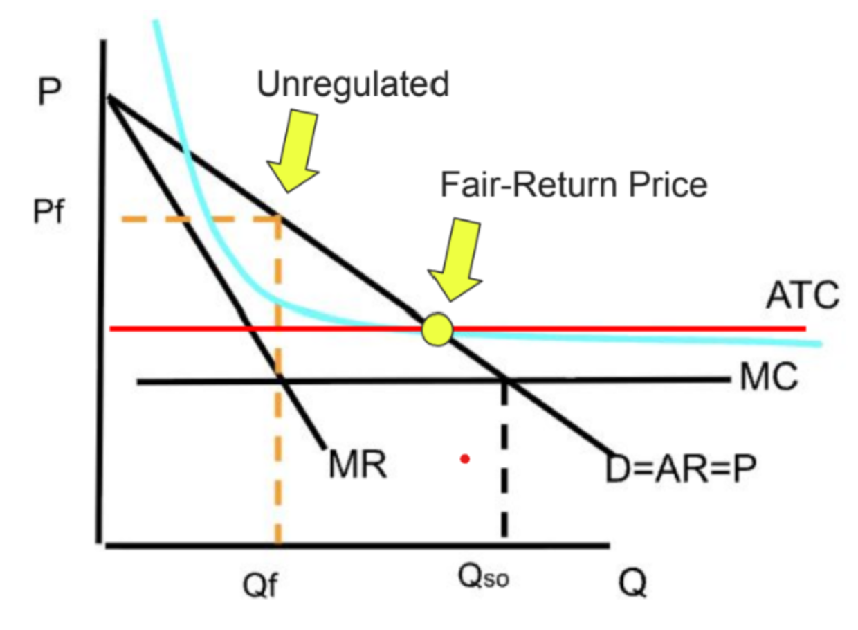 <p>socially optimal is when MC=P</p>