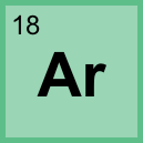 <p>Carbon dioxide, argon, noble gases</p>