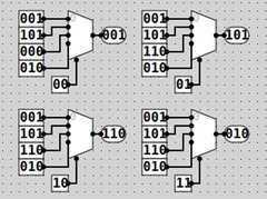 <p>Selects between multiple inputs using a selector</p>