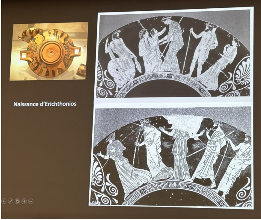 <p>Mythe naissance d’Erichthonios</p>