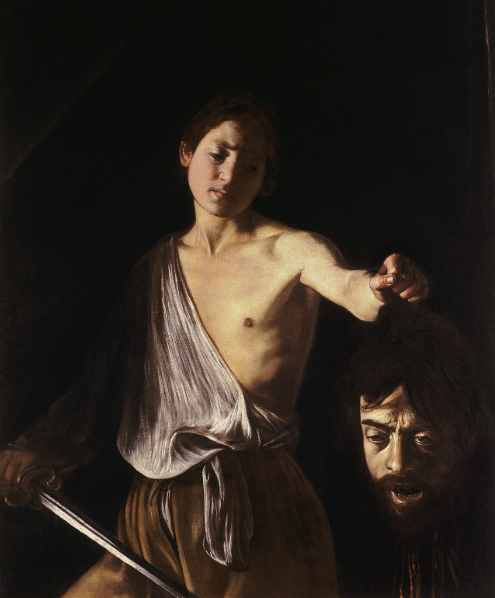 <p><span style="color: green;">David &amp; Goliath - Caravaggio</span></p>
