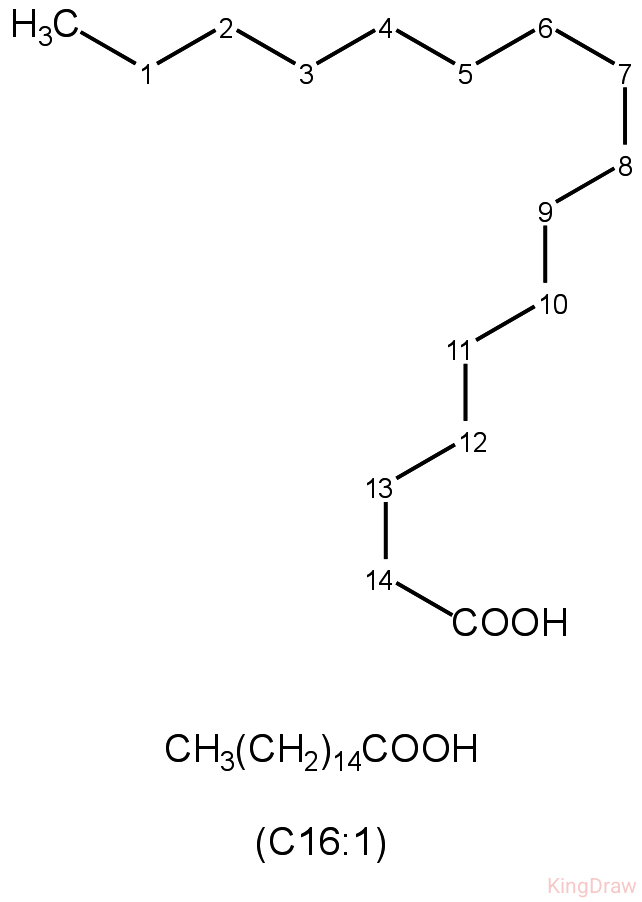 <p><span data-name="dna" data-type="emoji">🧬</span><span data-name="test_tube" data-type="emoji">🧪</span> <em>kwas palmitynowy</em>: CH₃(CH₂)₁₄COOH (C16:0)</p>