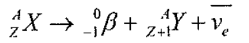 <p><span><span>An electron is emitted from a parent nucelus to leave behind a daughter nucelus. An antineutrino is meitted as a neutron in the nucelus changes into a proton</span></span></p>