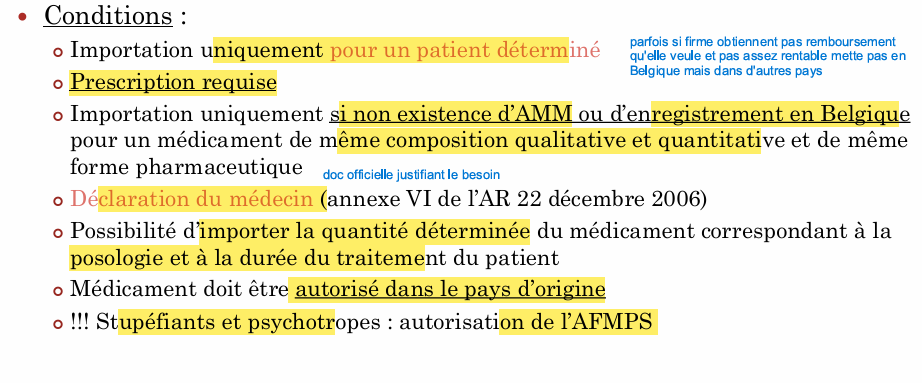 <p>-déclaration pour pour max 1 an de traitement</p><p></p>