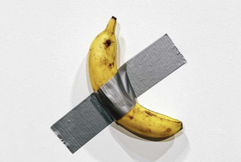 <p>Comedian (Cattelan, 2019)</p>