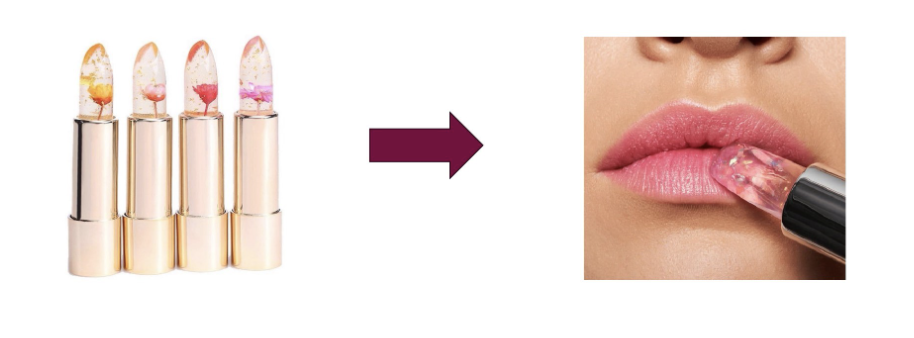 <p>cuz the dyes are acid-base indicators (take on different colors at different pH levels).</p><p></p><p>i.e., it’s reacting with the pH of your skin.</p>