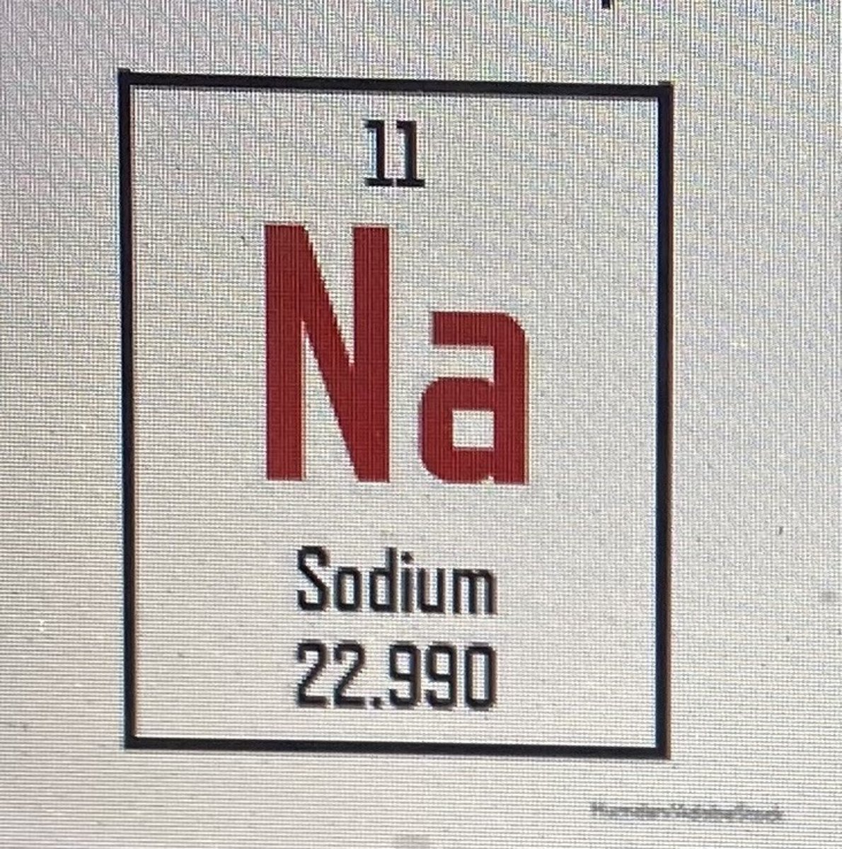 <p>The image shows the periodic table entry for sodium. Which of the following is true for sodium atom?</p>