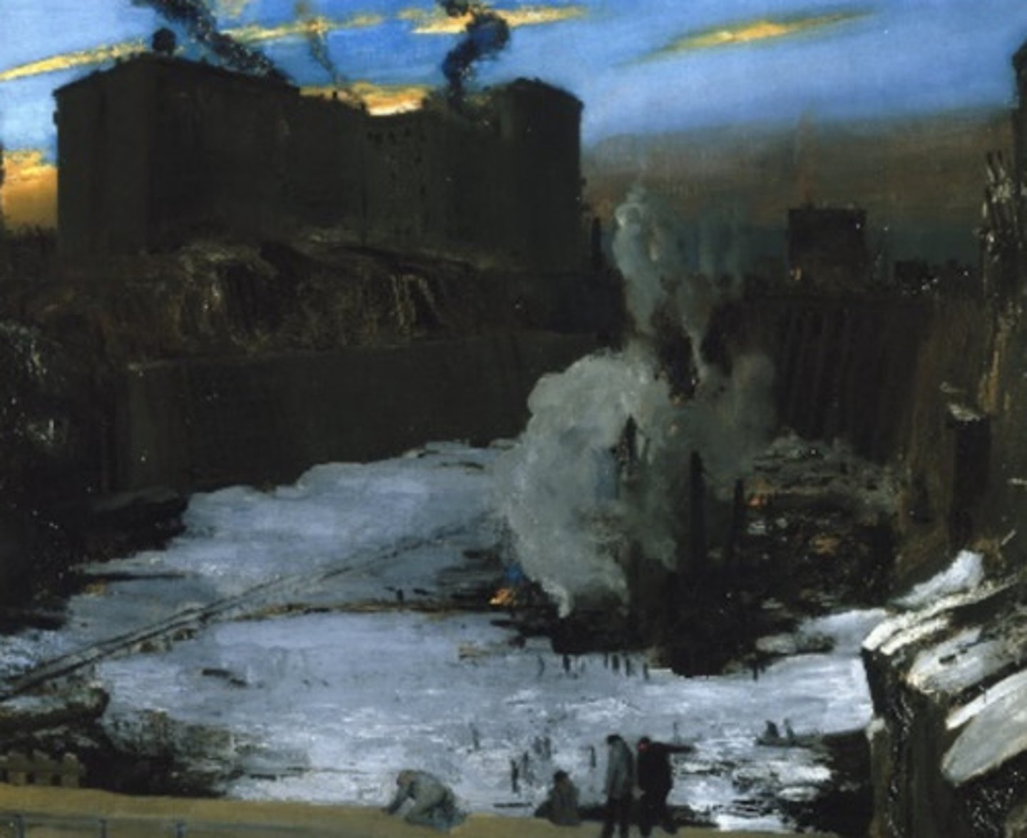 <p>dark fascination with the building industry and technology - gilded age, fast transformation in NY</p>
