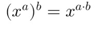 <p>Multiply the exponents.</p>