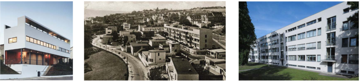 <p>- Urbanism: Mies van der Rohe</p><p>- Buildings: Mies van der Rohe, Gropius, Le Corbusier, Etc.</p>