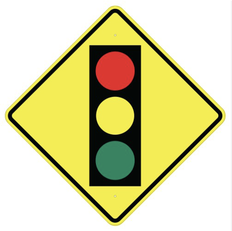 <p>Signal Ahead Sign</p>