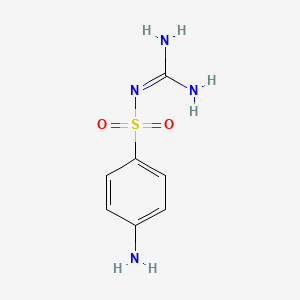 <p>Highly polar intestinal agent identified by its N1-amidino group.</p>