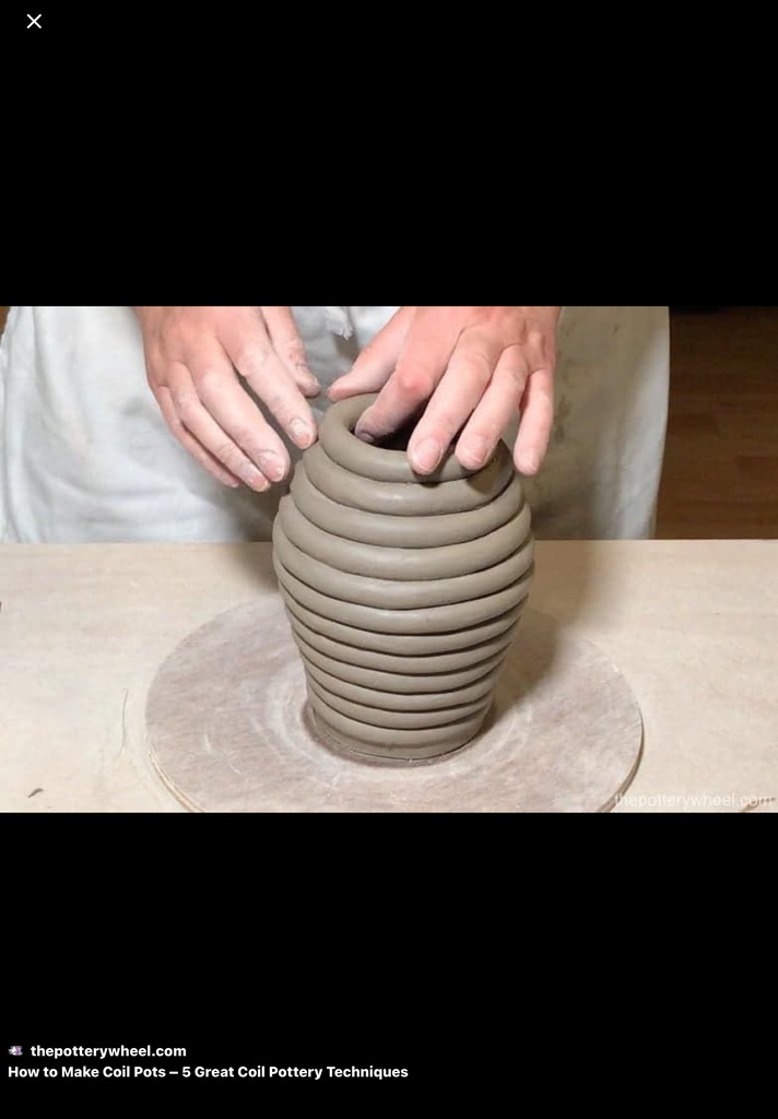 <p>A student creates a vessel by stacking rolled ropes of clay on top of one another. Which ceramic technique is being used?</p>