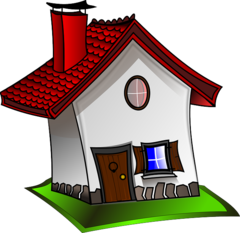 <p>Home, house (plain)</p>