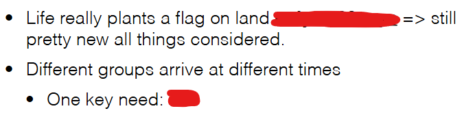 <p>terrestrialization… where does soil come from?</p>