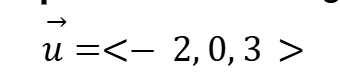 <p><span style="background-color: transparent;">Write the following vector as a linear combination of standard unit vectors</span></p>