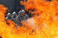 <p>to subdue, put down forcibly</p>