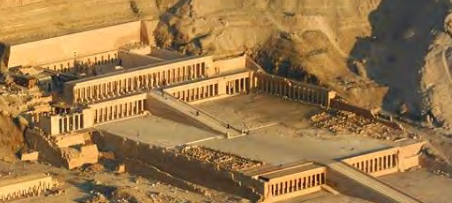 <p>Mortuary Temple of Hatshepsut</p><p>New Kingdom Egypt (next to temple of Mentuhotep II)</p>