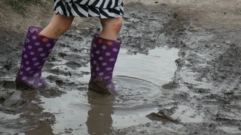 <p>Don't walk there! There is a lot of <strong>mud</strong> after the rain.</p>