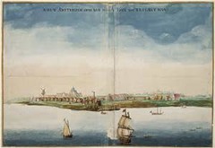 <p>It was founded by the Dutch for trade and furs and became an English Colony in 1664, when the English were determined to end Dutch trade dominance, and took over the colony by invading New Amsterdam without having to fire a shot.</p>