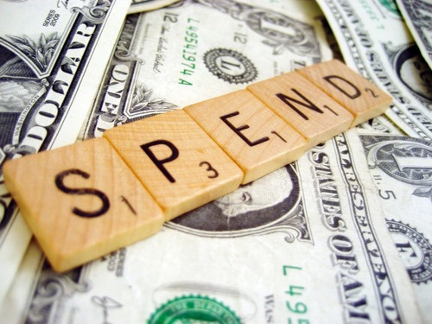 <p>to spend money</p>