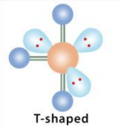 <p>t-shaped, < 90</p>