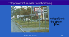 <p>Telephoto Picture w/ Foreshortening (Pic)</p>