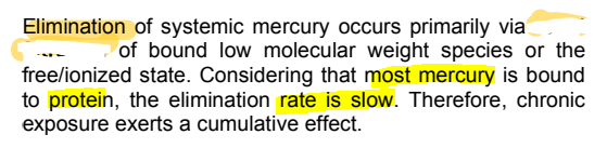 <p><strong><u>Metals &amp; Metalloids: Mercury </u></strong></p>