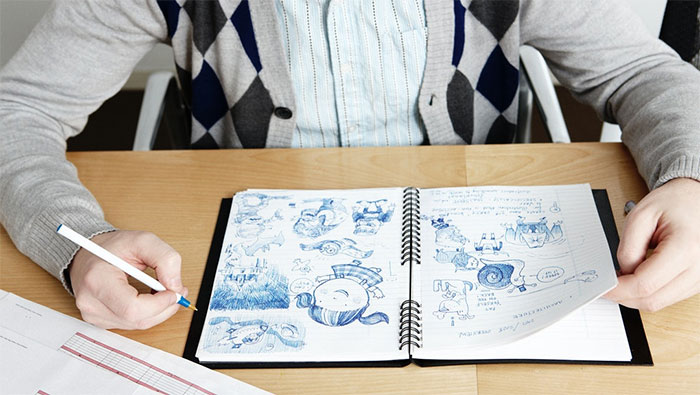 <p>A simple drawing made while being bored. Ex: He made some __s in the margin of his notebook.</p>