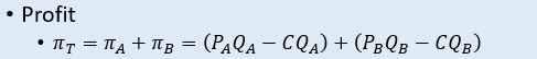 <ul><li><p>split market into two groups </p></li><li><p>then maximise profit for both groups </p></li><li><p>MRa = C</p></li><li><p>MRb = C</p></li></ul><p></p>