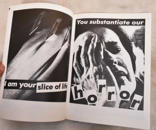 <p>Barbara Kruger, We Won't Play Nature to Your Culture, 1983</p>